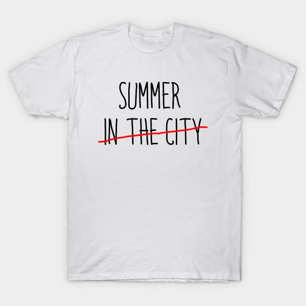 SUMMER IN THE CITY T-Shirt by KIMIDIGI